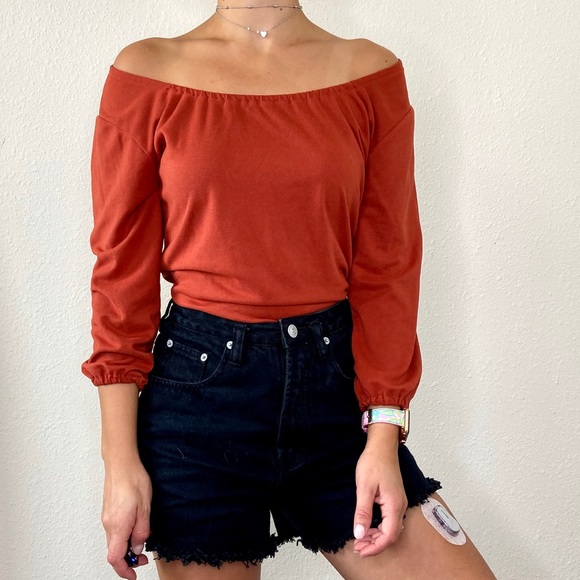 kathy ireland Tops - VTG Kathy Ireland Burnt Orange Shirt